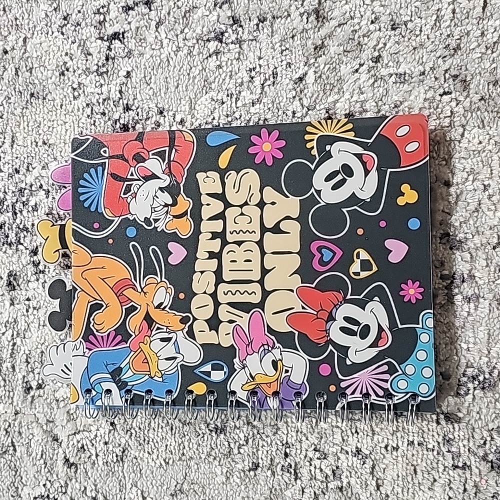 Nwt Disney Positive Vibes Only Lined Journal